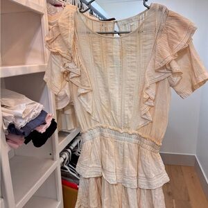 LoveShackFancy Lace Cream Top